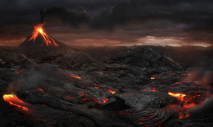 Volcanic landscape